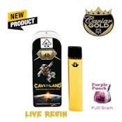 CAVI LAND | Live Resin Vape | Purple Punch | 1g