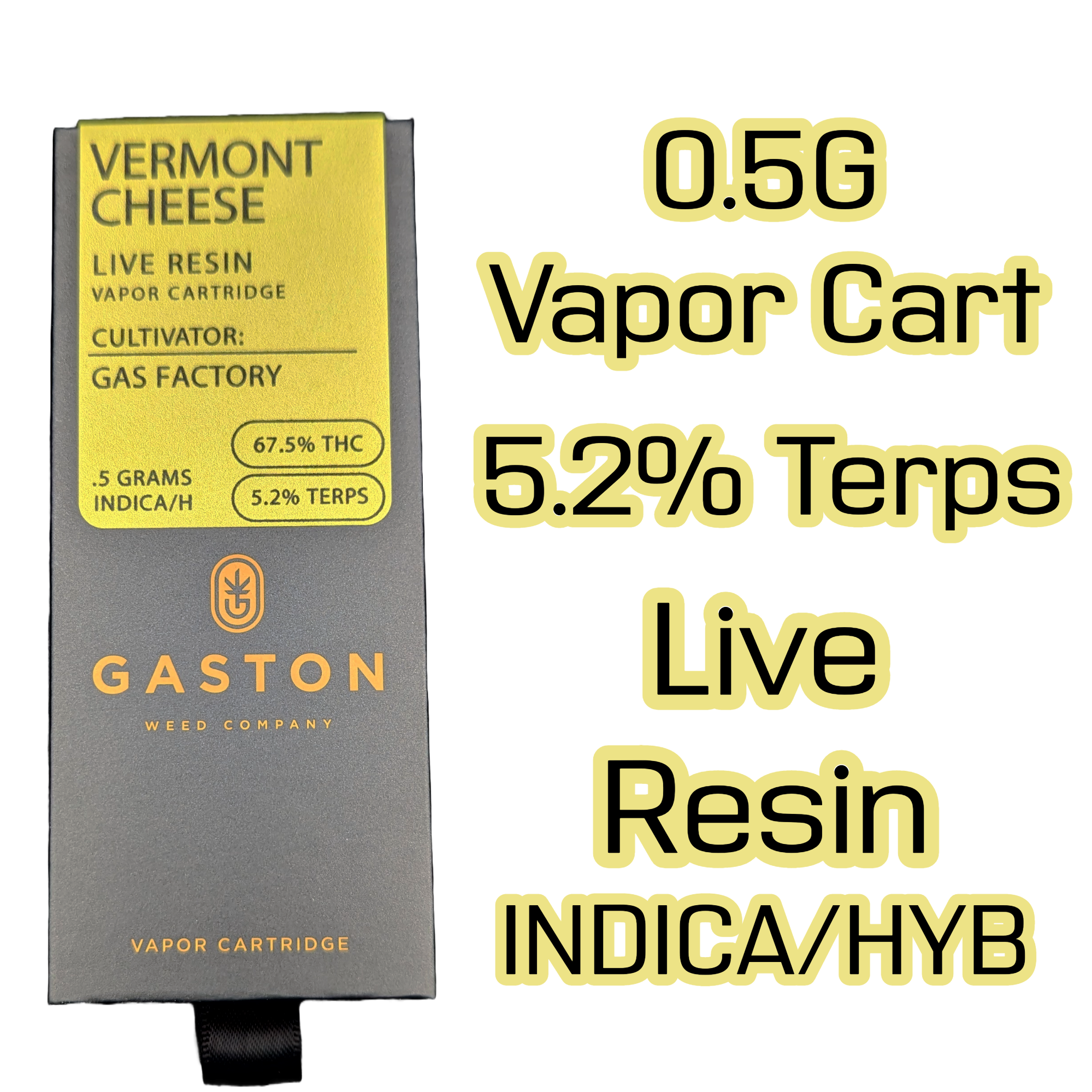 Gaston Mr. Z Live Resin Cartridge GG4