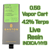 Gaston Weed Co. | Sour Apple | Live Resin | 0.5G