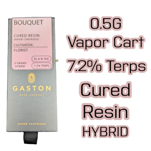 Gaston Weed Co. - Gaston | Bouquet | Cured Resin | 0.5G