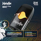 Vapin Ape - 1g Variety Pack X3 - BD, GFD, LCG Pods + Battery