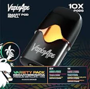 Vapin Ape - 1g Variety 10 Pack x10 - AM, BCK, PH, GFD, BD, LCG, CF Pods + 2 Batteries