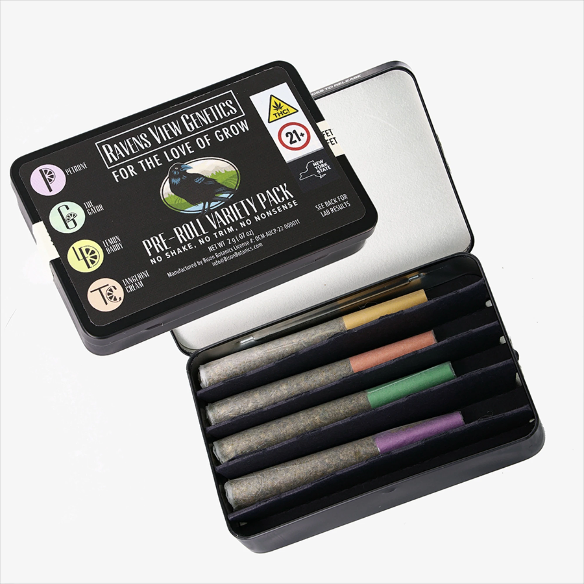 Ravens View - Ravens View-Variety Preroll-4pack Tin-2g Main Image