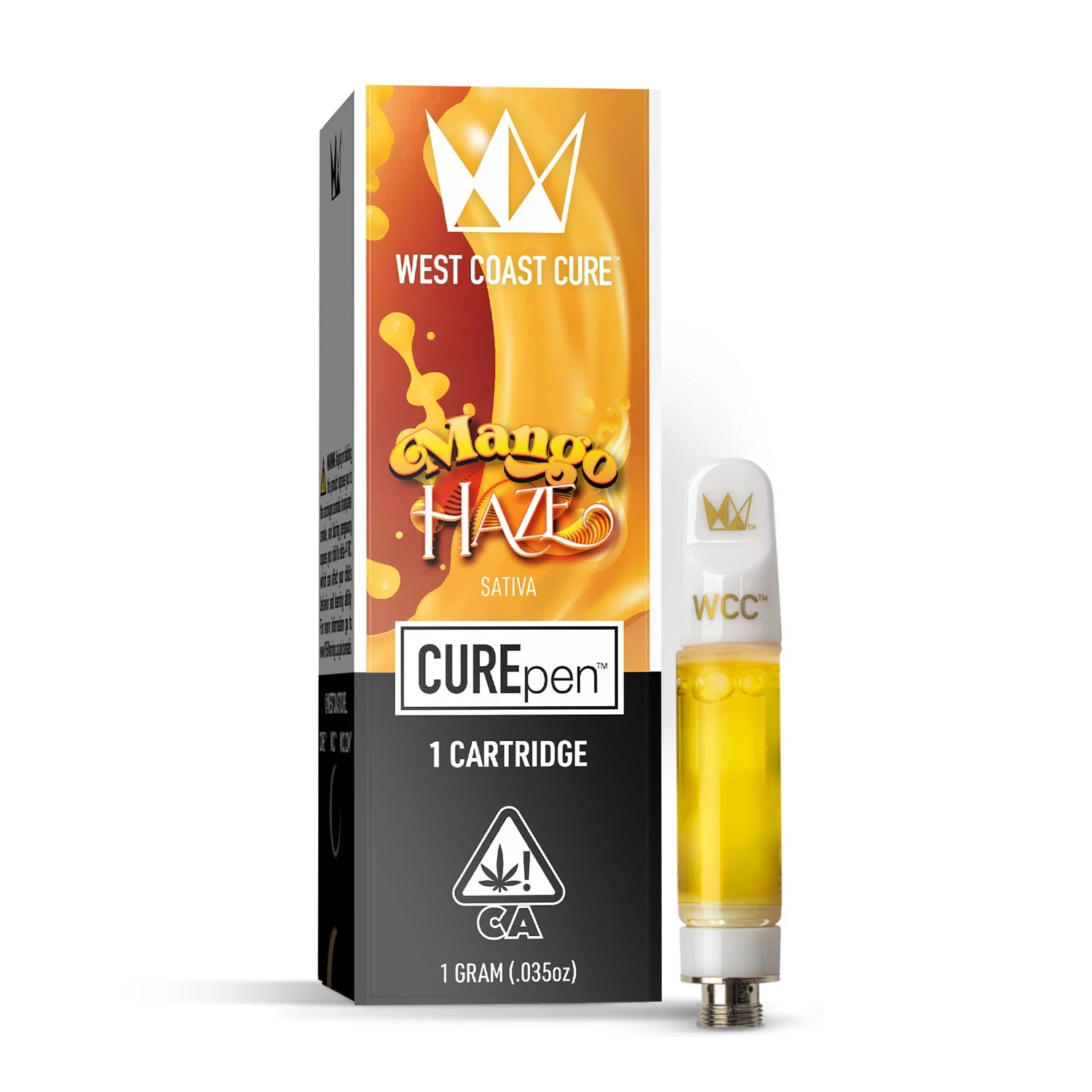 West Coast Cure - Mango Haze 86.9% THC | 1g CUREpen Cartridge Main Image