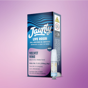JAUNTY - Jaunty | Velvet Vine Live Rosin | .5g Cart