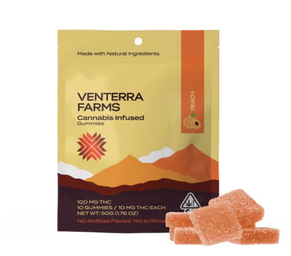 VENTERRA FARMS - PEACH 100MG - VENTERRA FARMS Main Image