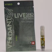 Apple Fusion 1g Cured Resin/Live Rosin Cartridge