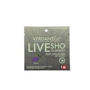 Verdant Leaf - Verdant Leaf 100mg Grape Solventless Rosin Nano Gummy