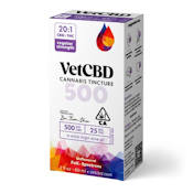 VETCBD | 20:1 REGULAR STRENGTH 1000 | TINCTURE | 2OZ