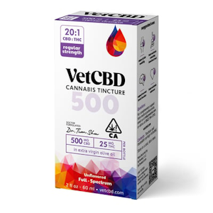 VETCBD - VETCBD | 20:1 REGULAR STRENGTH 1000 | TINCTURE | 2OZ