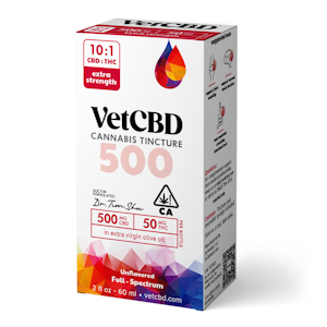 VETCBD - VETCBD | 10:1 EXTRA STRENGTH 500 | TINCTURE | 2OZ
