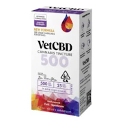 VET CBD | 500mg CBD : 25mg THC | Regular Strength CBD Tincture | 2oz
