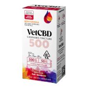VET CBD | 500mg CBD : 50mg THC | Extra Strength CBD Tincture | 2oz