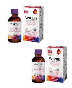 VETCBD - 10:1 CBD/THC Extra Strength Tincture 60ml - VetCBD 500mg CBD