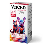 VetCBD | 250mg Pet Tincture | 10:1 CBD:THC (Extra Strength)
