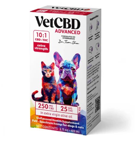 VETCBD - VetCBD | 250mg Pet Tincture | 10:1 CBD:THC (Extra Strength) Main Image