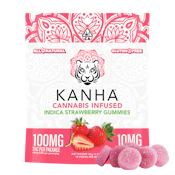 Kanha Strawberry (I) Gummies 100mg