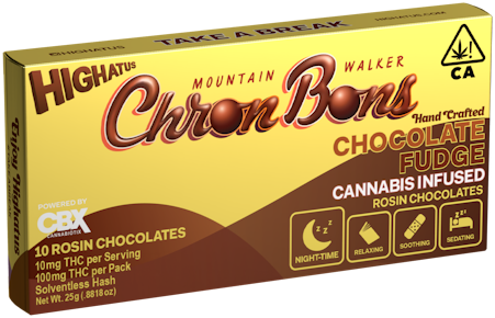 Highatus | Roin Chocolates | ChronBons | Chocolate Fudge | 100mg