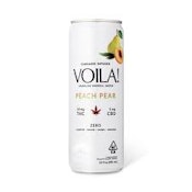 Voila - Peach Pear - 10mg thc/5mg cbd beverage