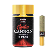 Vortex (S) | .5g 3pk Infused Resin Cannons Prerolls | Jeeter