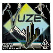 VUZE | SANTA MARIA LIVE RESIN - 510 THREAD | CARTRIDGE | 1G