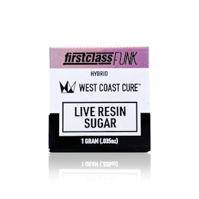WEST COAST CURE - Concentrate - First Class Funk - Live Resin Sugar - 1G