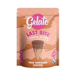 Gelato - Gelato Last Bite Milk Chocolate Caramel (H) Cones 10pk 100mg