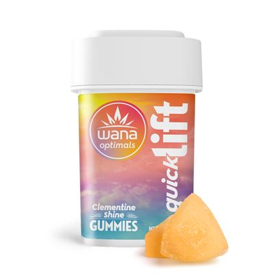 Wana Quick Lift · Clementine Shine · CBD/Thcv/THC · 1:1:1