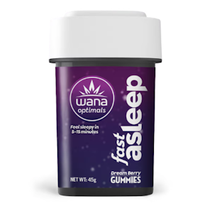WANA - WANA Optimals | Gummies (10ct) | Dream Berry Stay Asleep 100mgCBD:20mgCBN:20mgCBG:100mgTHC:10mgMelatonin| 100mg