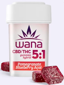 Sour Pomegranate Blueberry Acai 5:1 CBD:THC 20pk Gummies - 100mg
