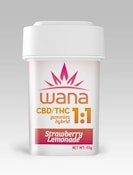  Wana - Gummies- Strawberry Lemonade 1:1 THC:CBD 100mg 