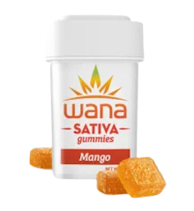 WANA - WANA | Gummies (10ct) | Organic Sour Sativa Mango | 100mg