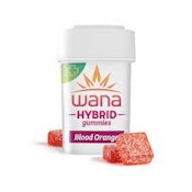 WANA | Gummies (10ct) | Organic Blood Orange | 200mg CBD/10mg THC