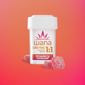 Wana - Wana Gummies - Strawberry Lemonade 1:1 100mg
