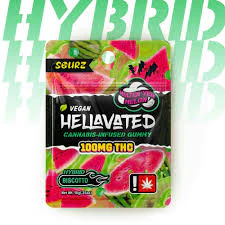 Hellavated - HELL | Sour Water'yer Melon | 100mg Hybrid Gummy Main Image