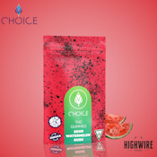 Choice Gummies Super Sour Watermelon Kush 100mg (Indica)