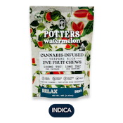 Potters - Live Resin - Watermelon Relax - Gummies - 10pk - 100mg