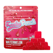 Kushy Punch - Indica Watermelon INDIVIDUAL GUMMIES 100MG