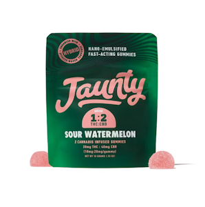 JAUNTY - Jaunty - Sour Watermelon - Gummies-2pack