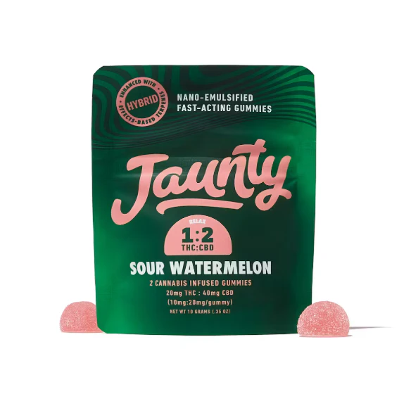 Jaunty - Jaunty - Sour Watermelon - Gummies-2pack Main Image