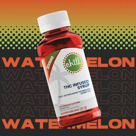Watermelon | 200MG THC Syrup | Chill Medicated | REC