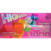 CBX - Highatus - Watermelon - 100mg Sour Gummies - 10pk