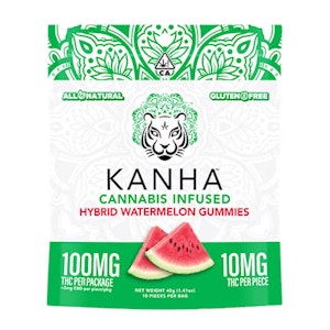 KANHA - KANHA | Watermelon | Hybrid | 100mg THC | 10-pack