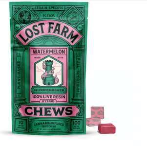 LOST FARM - Watermelon 10pk Fruit Chews - 100mg