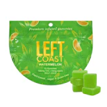 Watermelon Gummies -Hybrid | 10pk 100mg (Vegan) | Left Coast     - MM7 Back