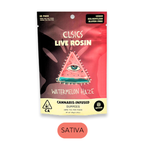 CLSICS - CLSICS - Watermelon Haze - Live Rosin Gummies - 10pk - 100mg