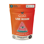 CLSICS - (S) Watermelon Haze Live Rosin Gummies 10 Pack (100mg)