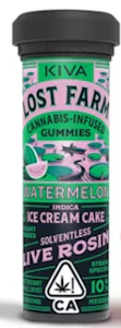 LOST FARM - [Lost Farm] Live Rosin Gummies - 100mg - Watermelon Ice Cream (I)