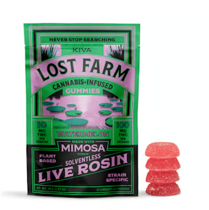 LOST FARM - Watermelon x Mimosa 10pk Gummies - 100mg