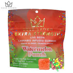 GOLD CROWN - Gold Crown 200MG - Watermelon Punch Nerds Edibles